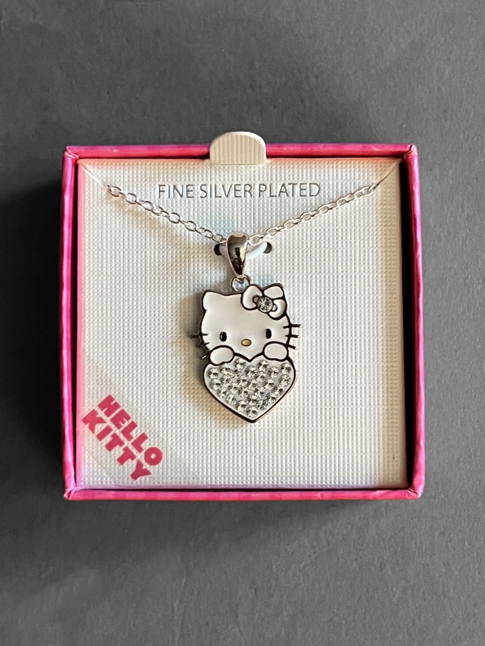 Hello Kitty Silver Plated Necklace